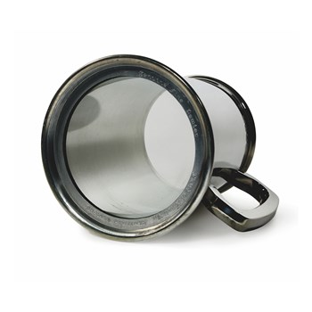 Plain Glass Base One Pint Pewter tankard