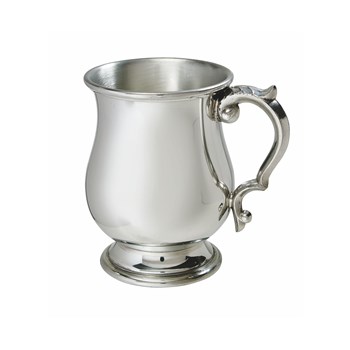 Half Pint Standard Georgian Pewter Tankard