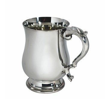 Half Pint Georgian Pewter Tankard