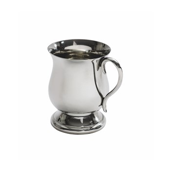 Small Baby Georgian Pewter Baby Mug