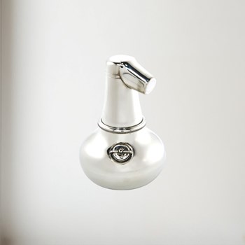 Large Pewter Pot Still Flask