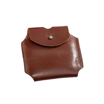 Brown Leather Pouch to fit 2oz pocket flasks Brown Leather Pouch to fit 2oz pocket flask