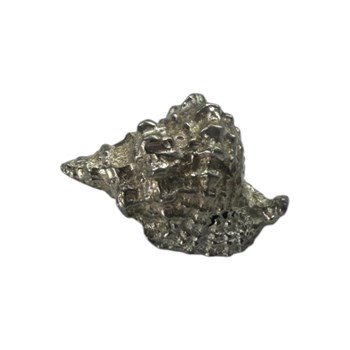 Cast Pewter Triton Shell Ornament