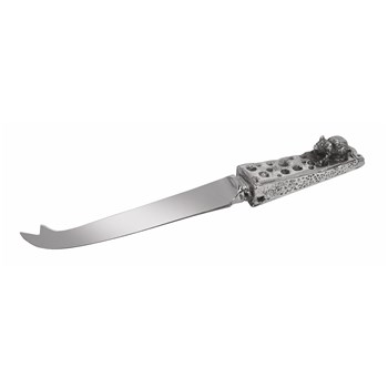 Cast Pewter Mouse Cheese Knife