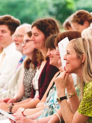 Students attending the awards day ceremony at West Dean College