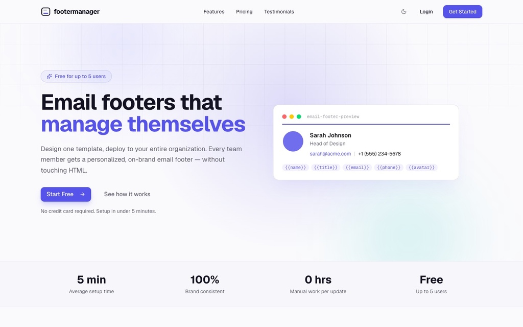 FooterManager