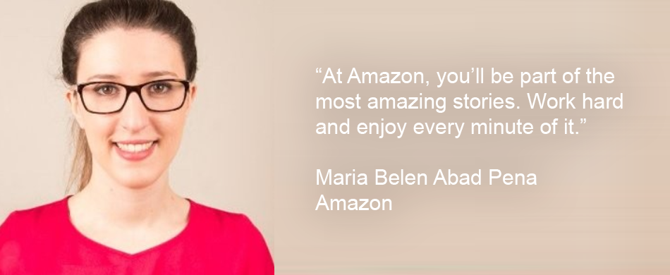 Maria works in an Operations job at Amazon