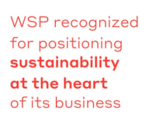 WSP positions sustainability at the heart of its business