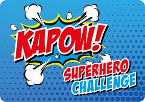 Hospice of the Valleys KAPOW Superhero Challenge 2019