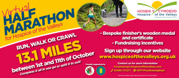 Hospice of the Valleys Virtual Half Marathon 2020