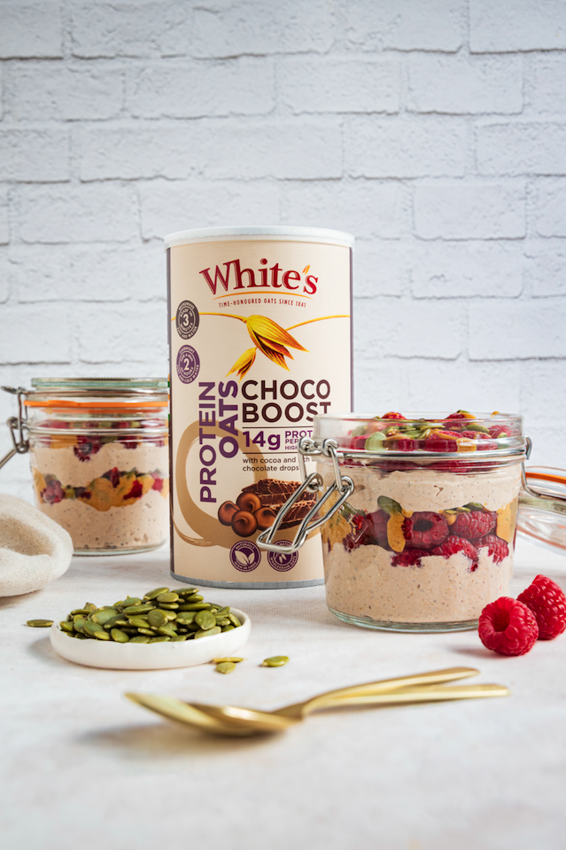 Creamy Choco Protein Boost Overnight Oats