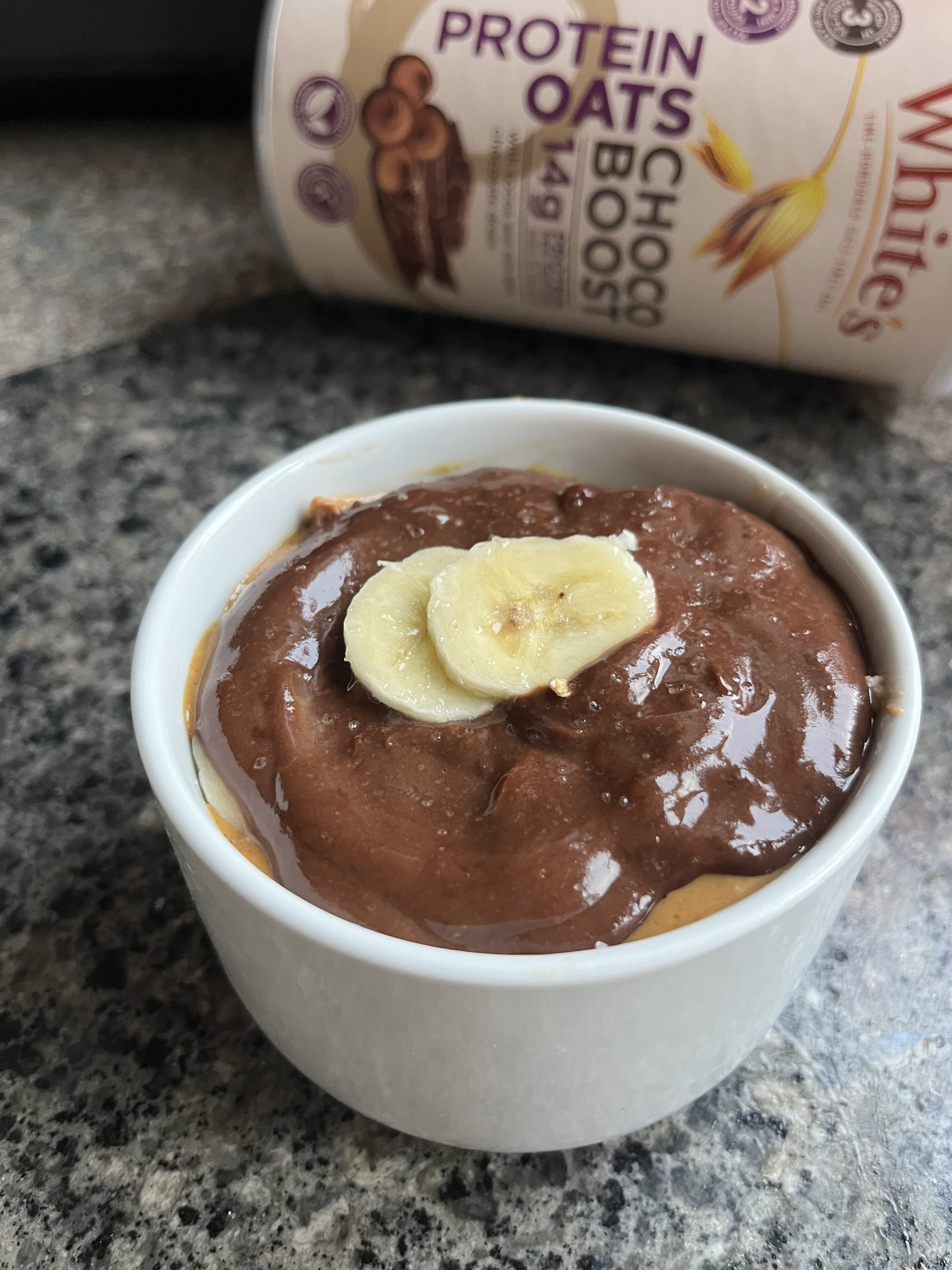 Chocolate and Peanut Butter Overnight Oats