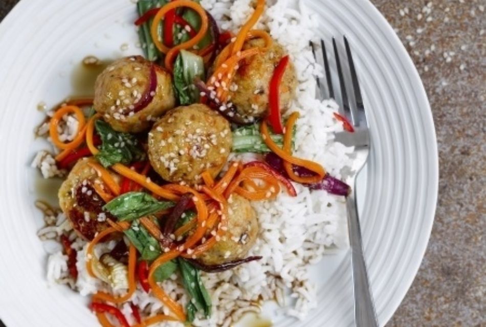 Turkey Teriyaki Meatballs