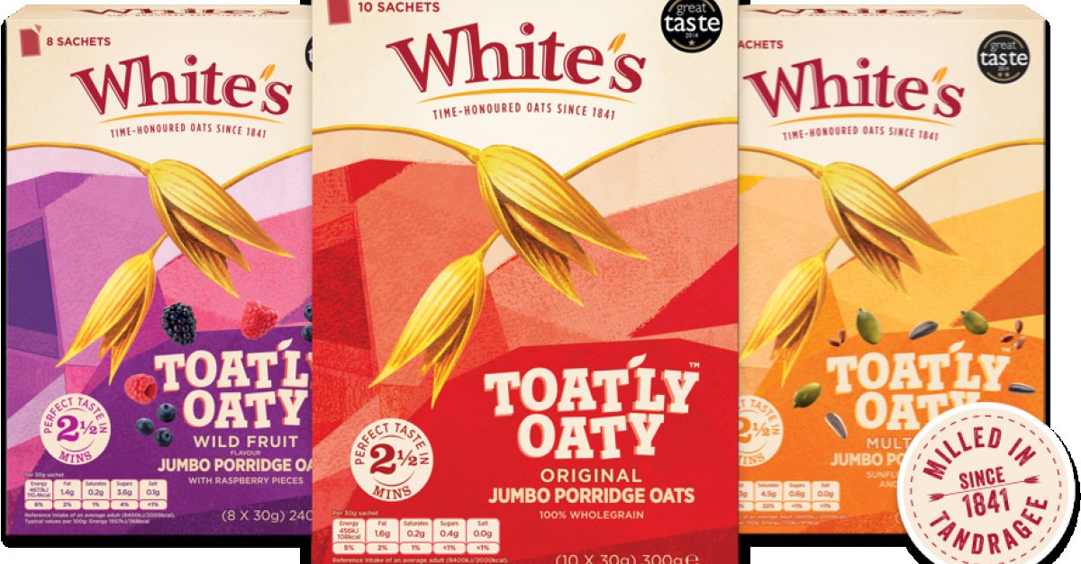 White's Oats Porridge Oats, Jumbo Oats, Speedicook… White's Oats