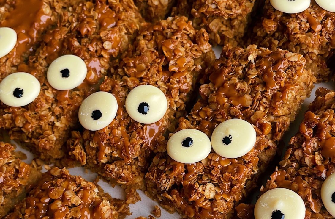 Toffee Apple Flapjacks White's Oats