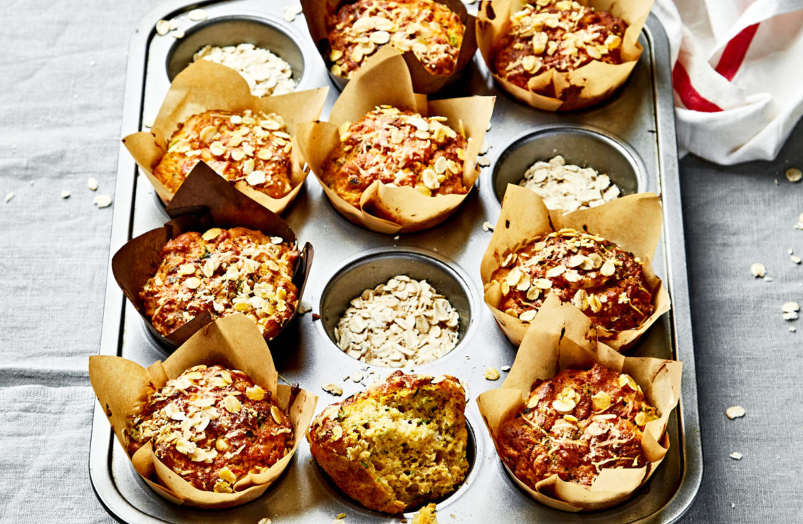 Sweet Potato Kale & Feta Oat Muffins | White's Oats