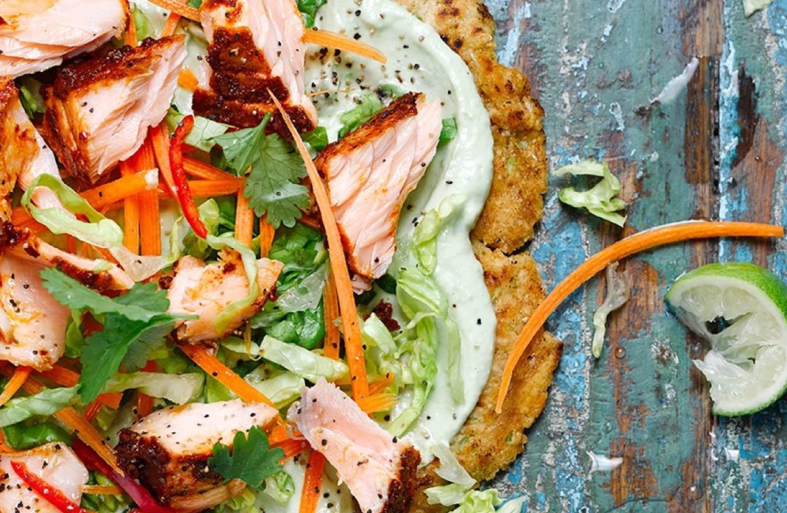 Grilled Chipotle Salmon with Spring Onions & Chilli… | White's Oats