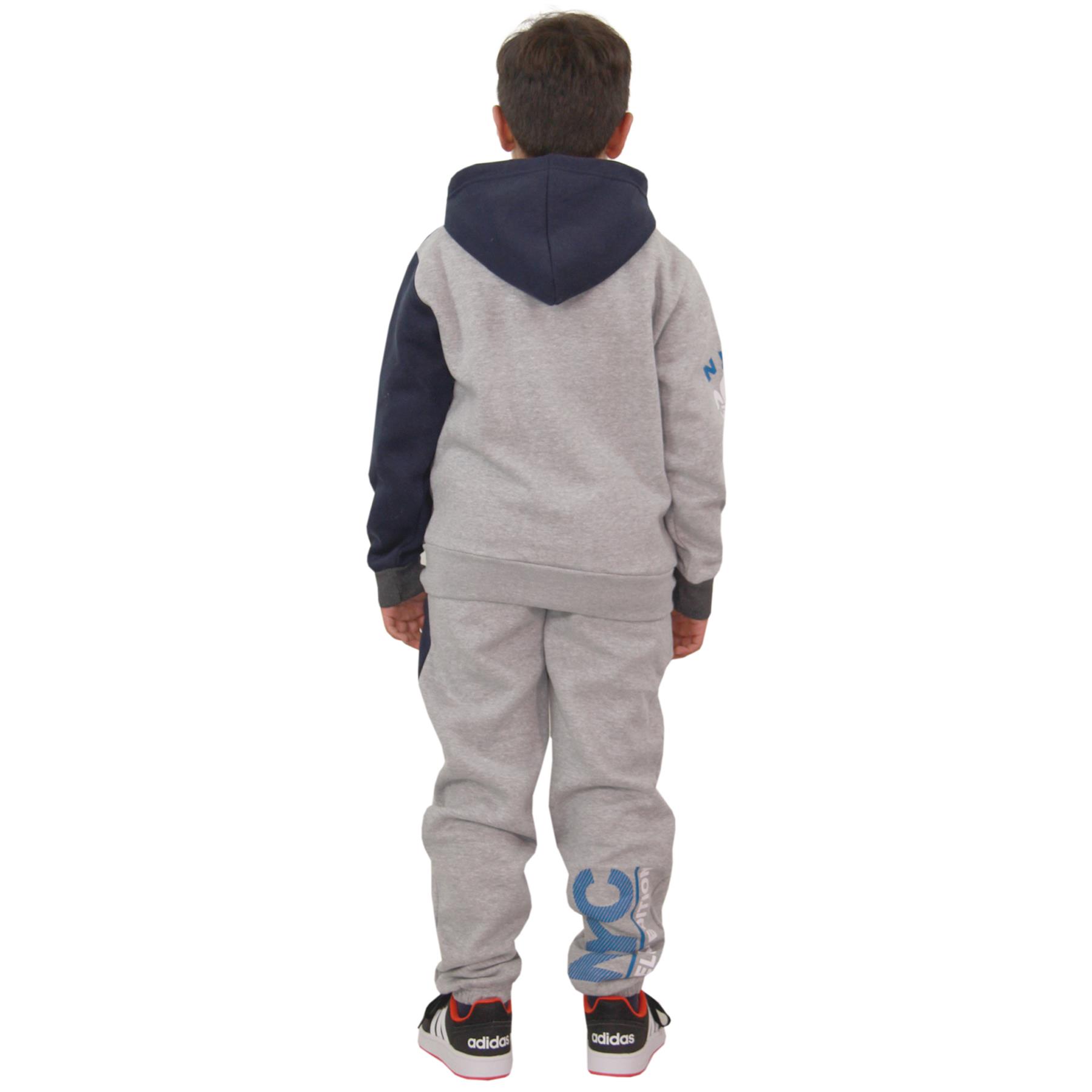 a2z4kids Kids Boys Tracksuit NYC DLX Project Print Hoodie /& Bottom Jog Suit Age 7-13 Year