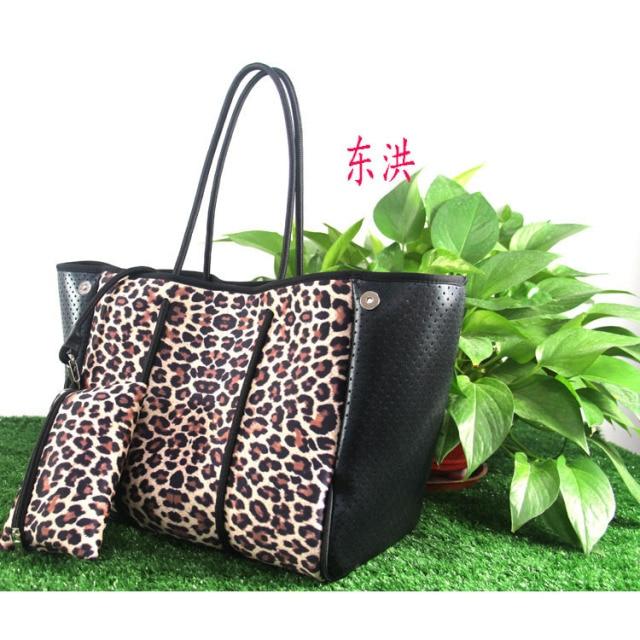 Donna Grande Neoprene Viaggio Borsa Con Cinturino