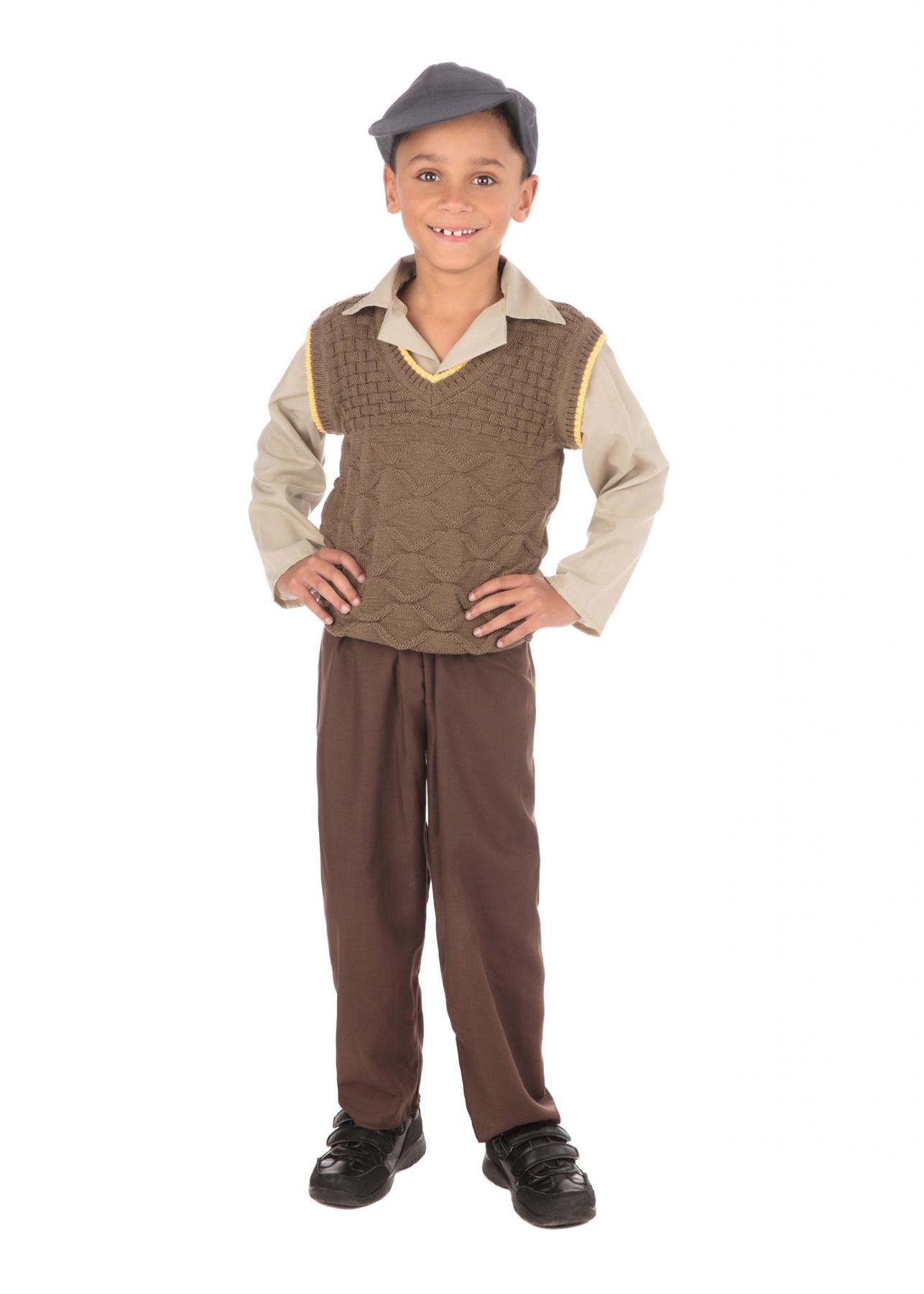 1940s School Boys Costume World War WW2 
