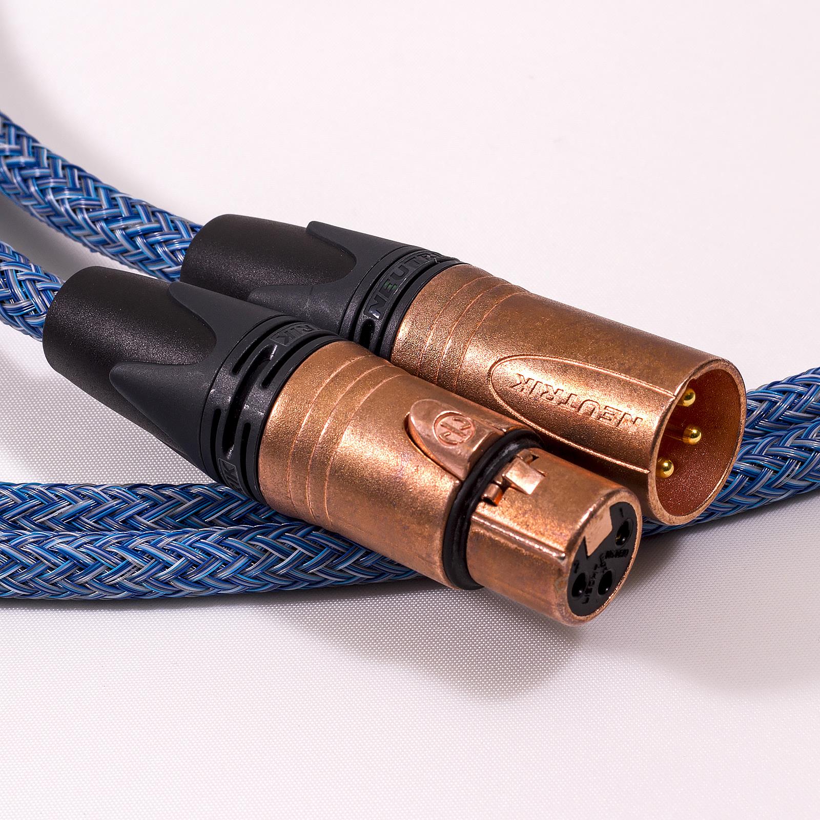 Mogami 2534 Balanced XLR to XLR Lead. Braided Cable. Neutrik Copper
