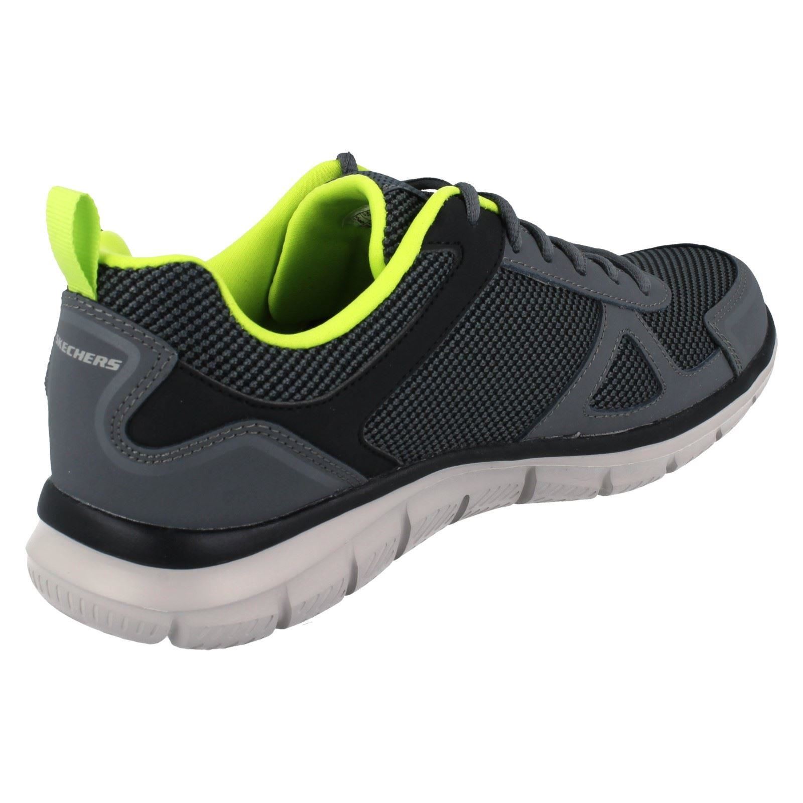 skechers memory foam hombre gris