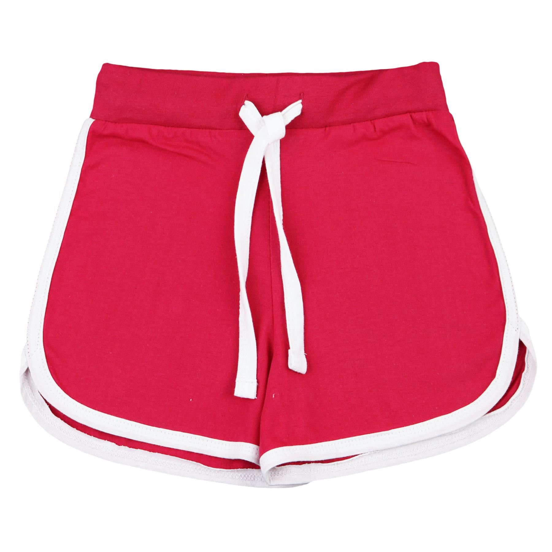 Kids Girls Shorts 100% Cotton Dance Gym 