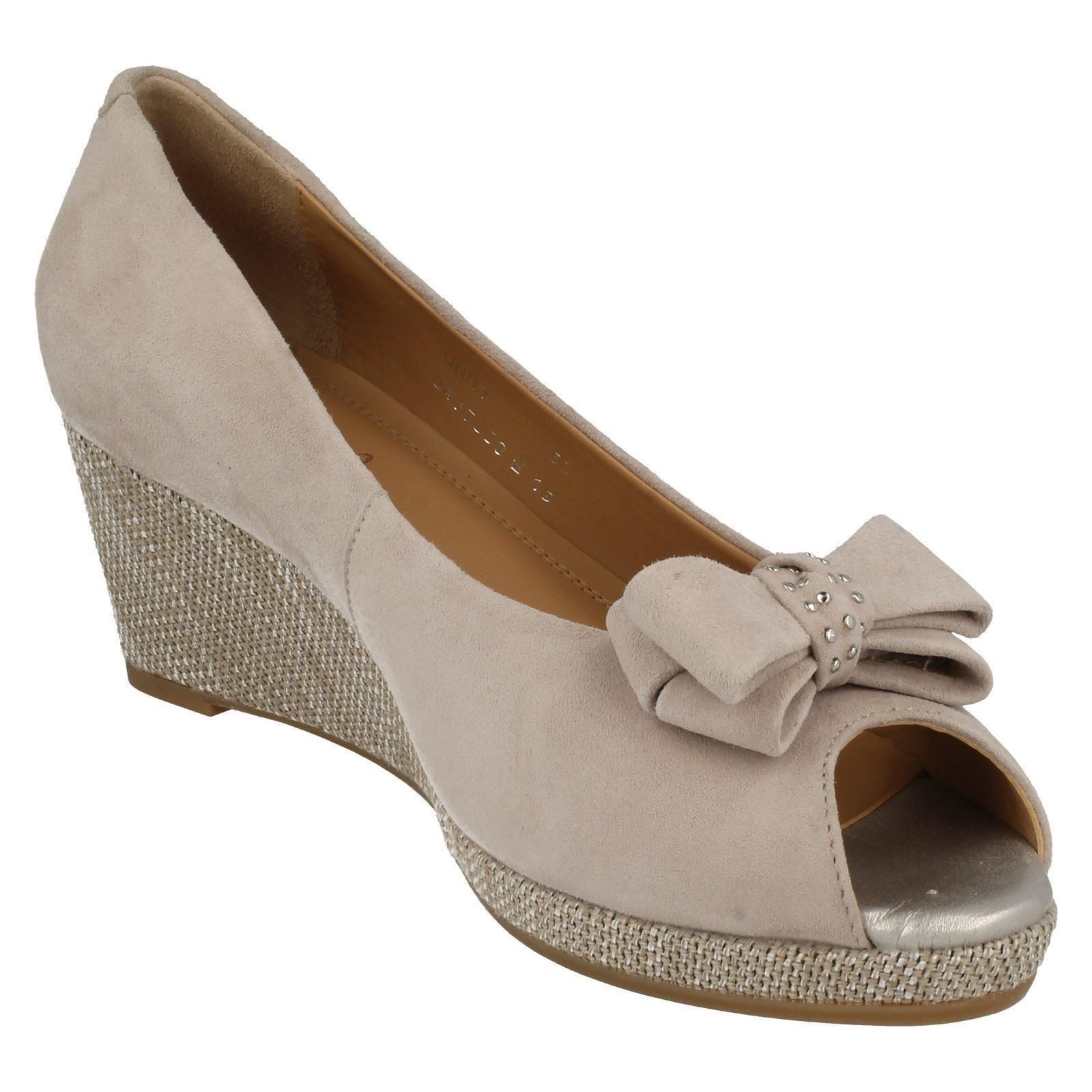 van dal peep toe wedge shoes