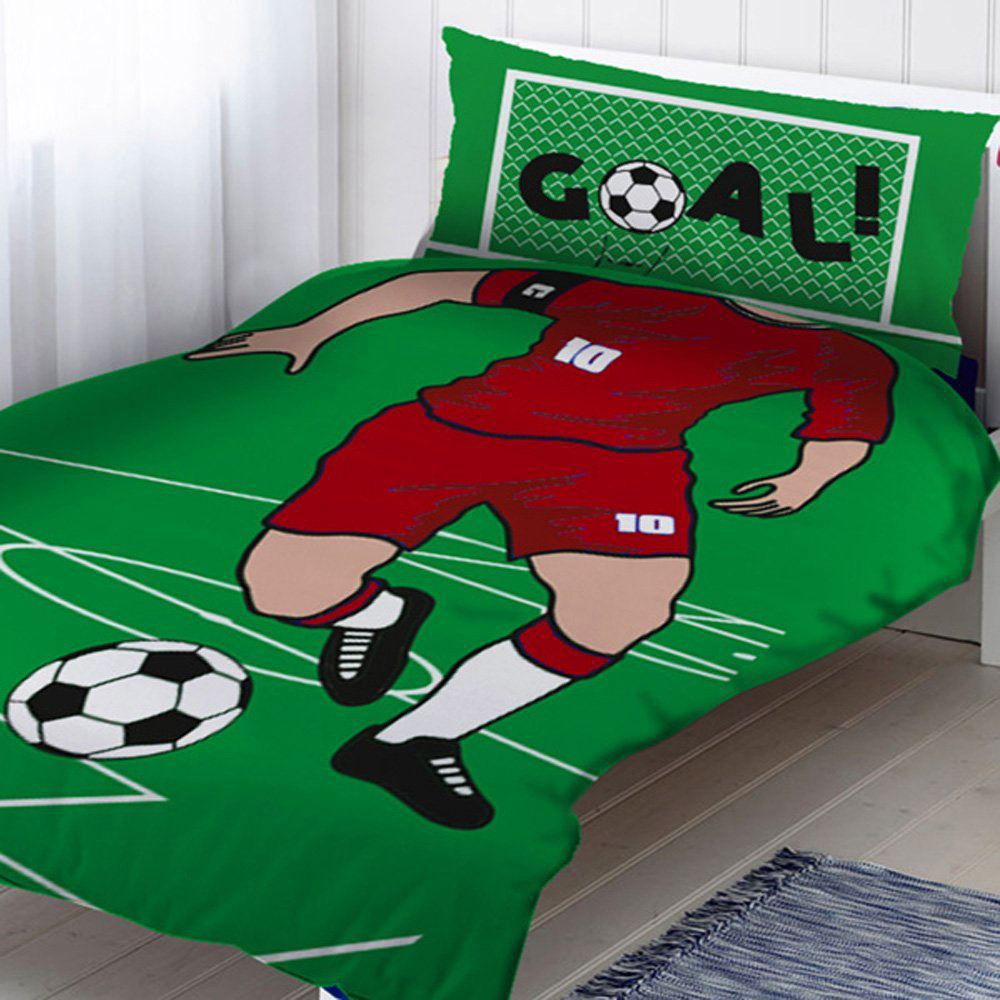 Bambini Ragazzi Singolo Copripiumino Set - Mimetico Skulls Camion Football