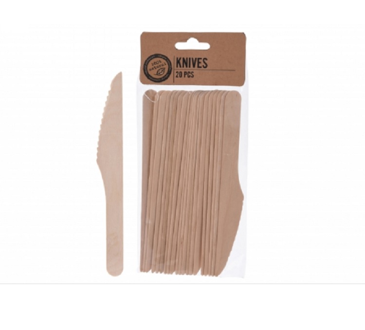 Bambù Biodegradabile Posate - Eco Amichevole Coltelli Forcelle Cucchiai - 100