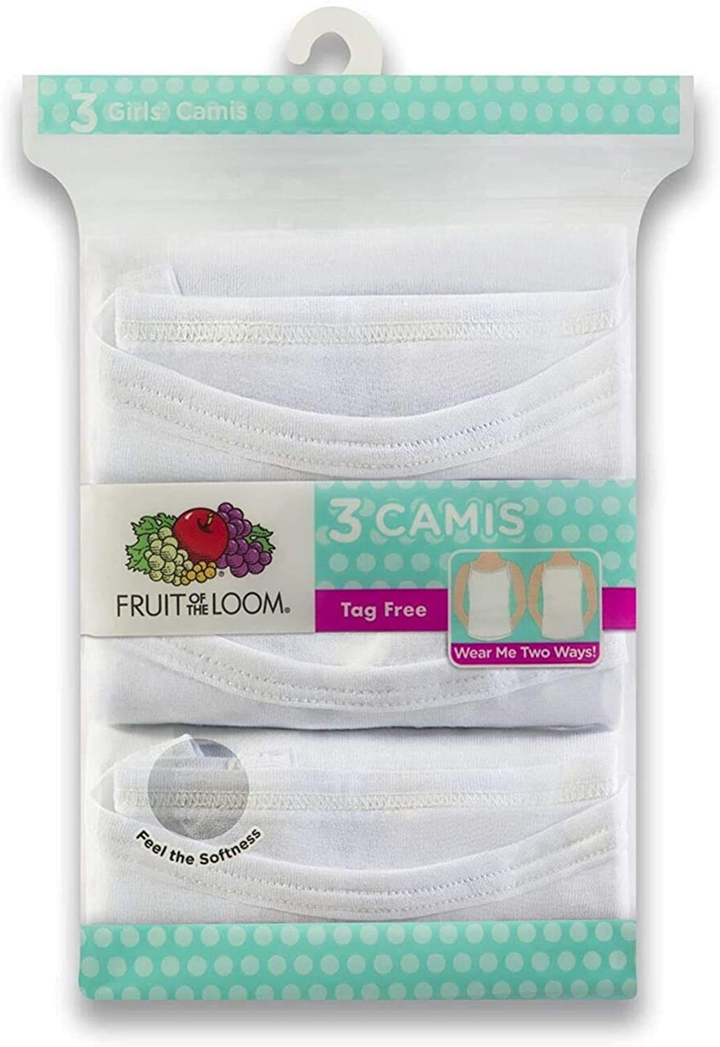 Frutta Di The Loom Ragazze Maglia Intima Canotta & Tanks