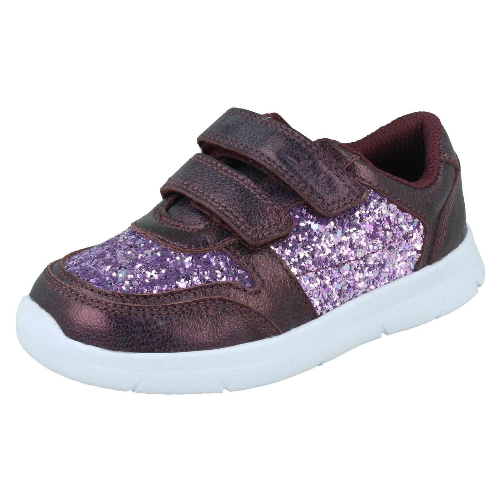 Girls Clarks Casual Lightweight Trainers ATH Sonar Girls Clarks Casual Lightweight Trainers ATH Sonar