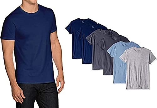 Uomo 6-Pack Etichetta Gratuito Maniche Corte Maglione Maglie