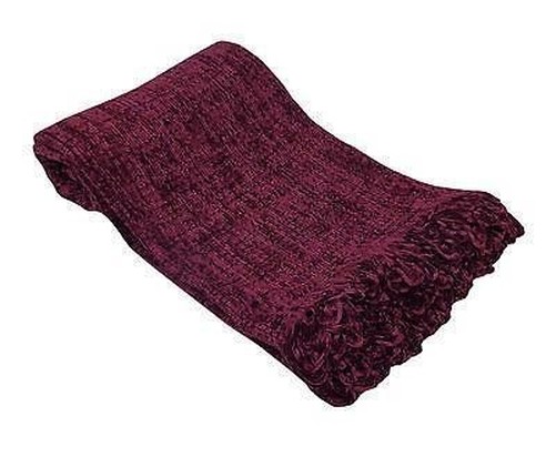 Chocolate Brown Chenille Throw Chocolate Brown Chenille Throw