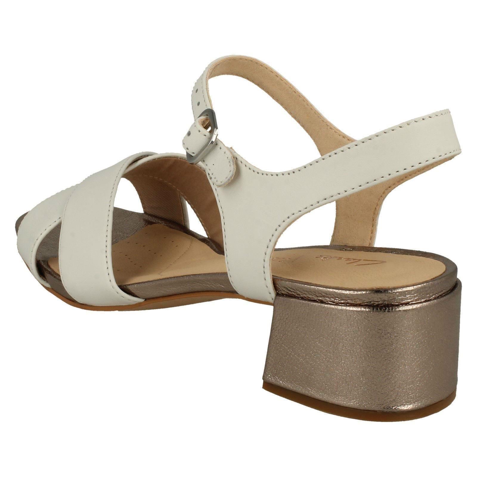 Womens Clarks Sheer 35 Ribbon Strappy Heel Sandals eBay