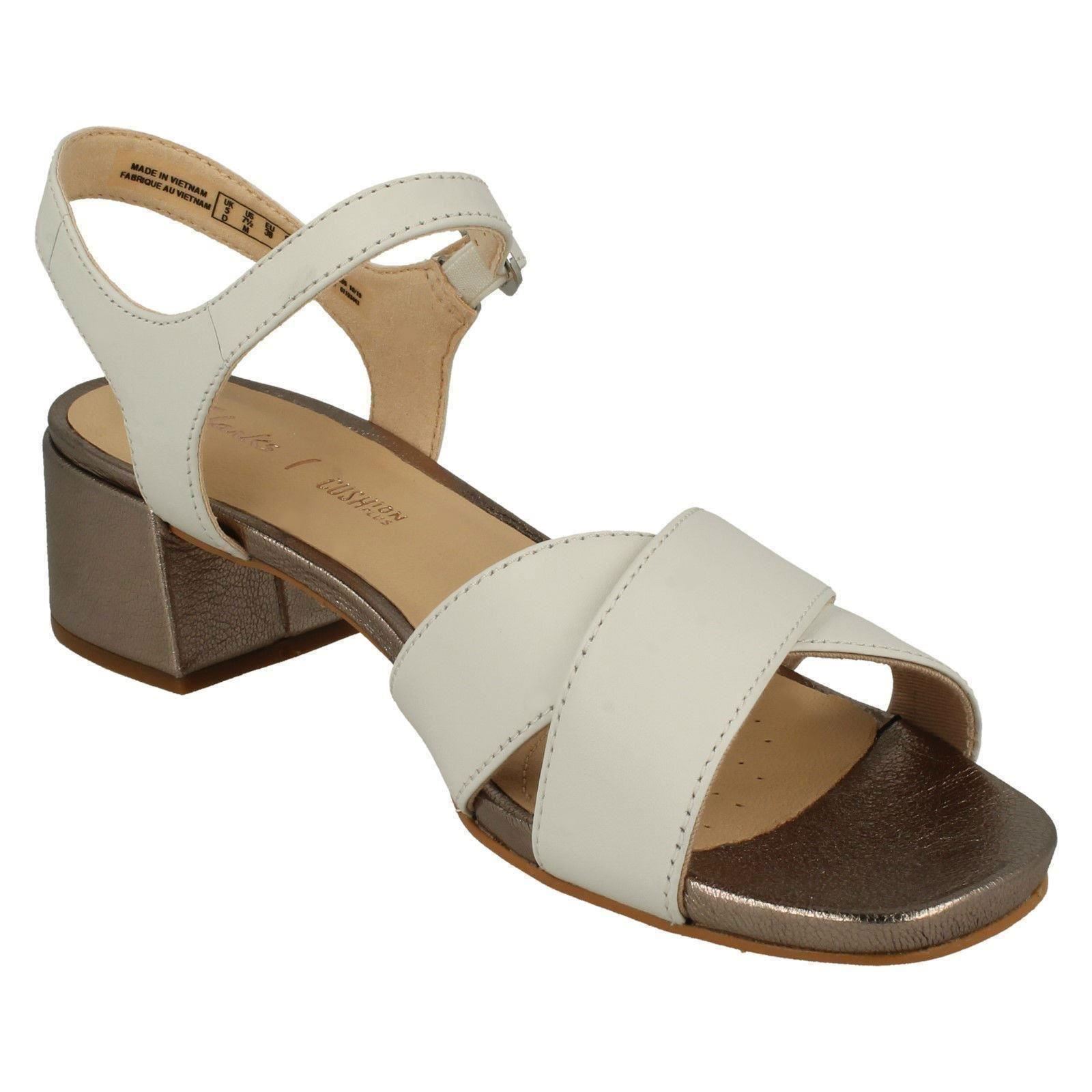 Womens Clarks Sheer 35 Ribbon Strappy Heel Sandals eBay