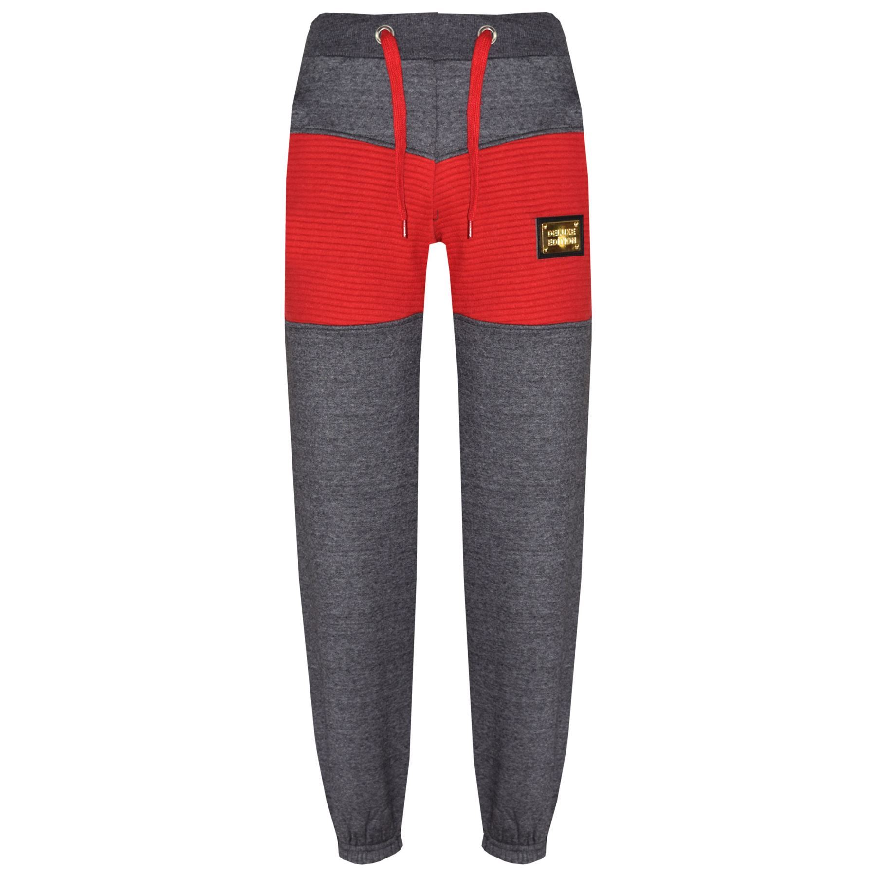 Jungen Mädchen Sportanzug Kinder Deluxe Edition mit Badge Kapuzenpulli Hosen