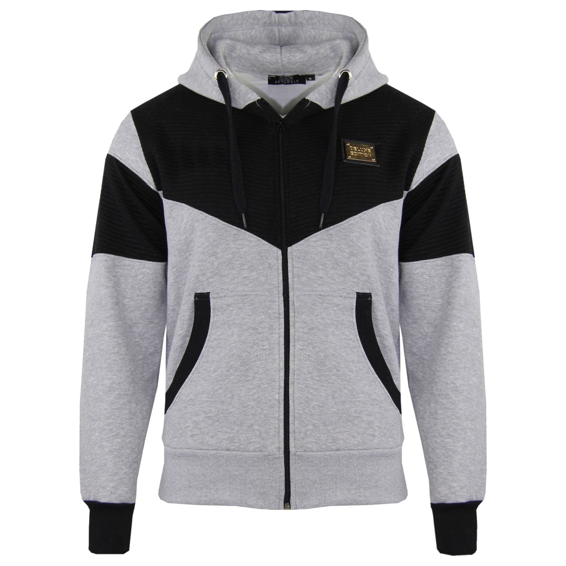 Jungen Mädchen Sportanzug Kinder Deluxe Edition mit Badge Kapuzenpulli Hosen