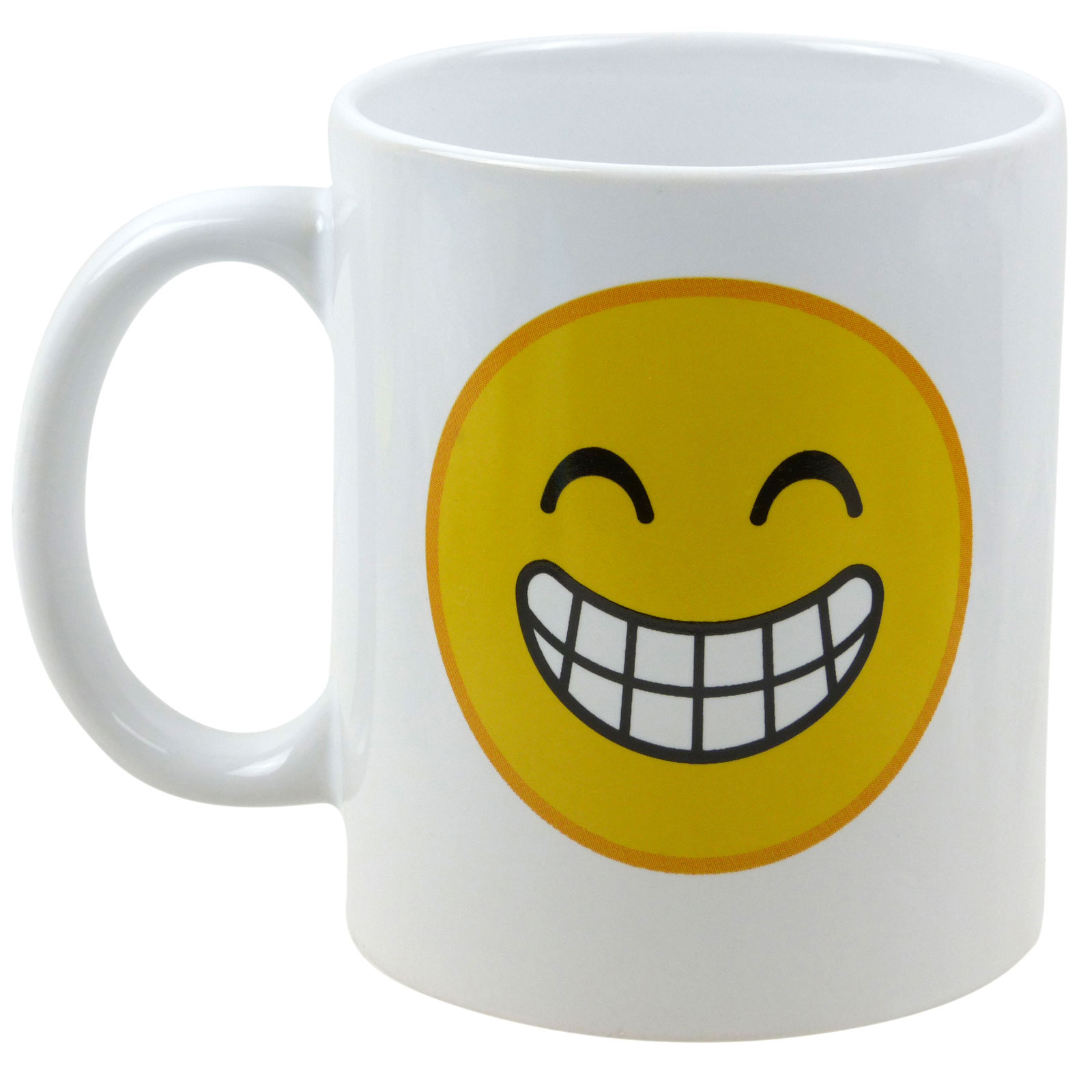 Emoji Mug 6 Designs Emoticon Angry Blush Heart Tea Coffee ...