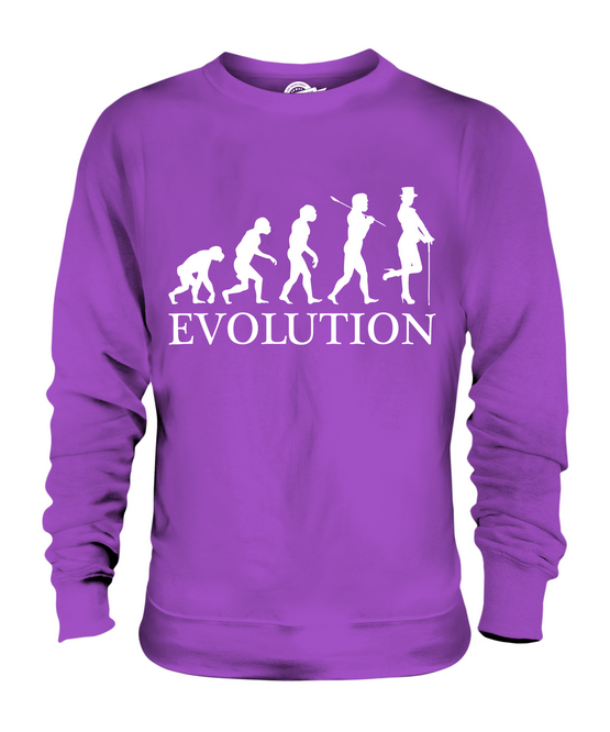 Cabaret Bailarina Evolution Of Man Unisex Suéter Hombre Mujer Disfraz