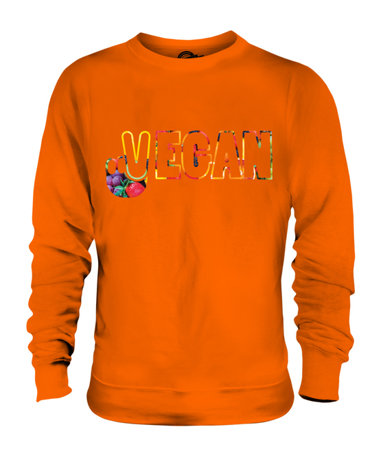 Vegano Símbolo de Paz Unisex Suéter Regalo Top Lifestyle Comida - Imagen 8 de 16