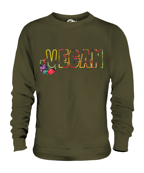 Vegano Símbolo de Paz Unisex Suéter Regalo Top Lifestyle Comida - Imagen 12 de 16