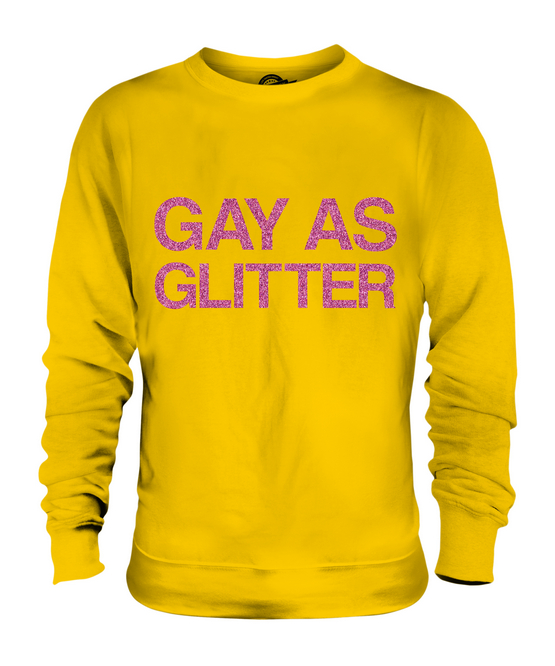 Gay Como Purpurina Unisex Suéter Regalo Top Lgbt Orgullo - Imagen 9 de 16