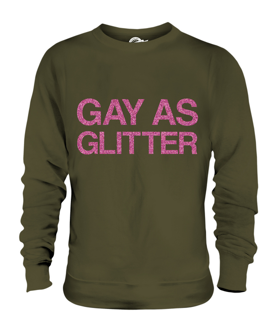 Gay Como Purpurina Unisex Suéter Regalo Top Lgbt Orgullo - Imagen 12 de 16