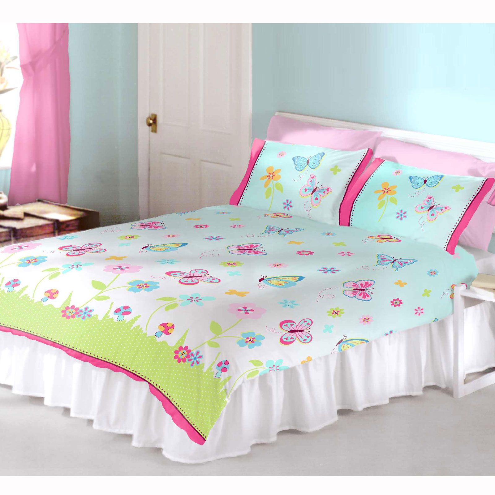 girls duvet covers. girls-duvet-covers-bedding-junior-single-double-unicorn- girls duvet covers