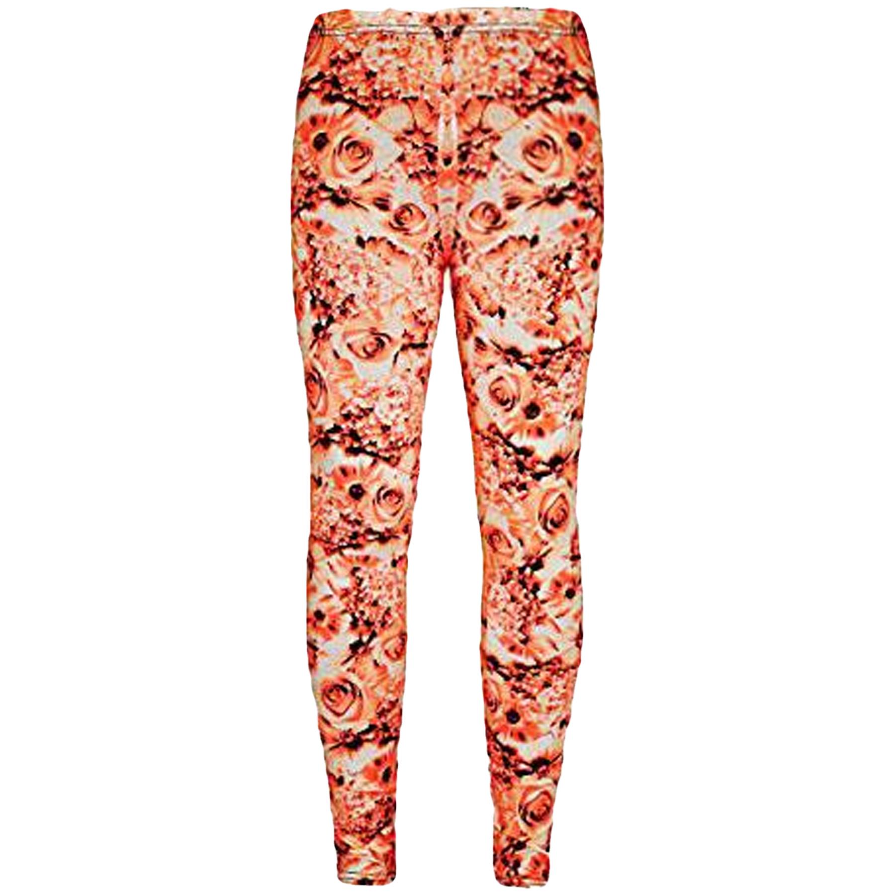 Ragazze Floreale Stampa Skater Abito Midi Top Legging Salto Play corto ambra