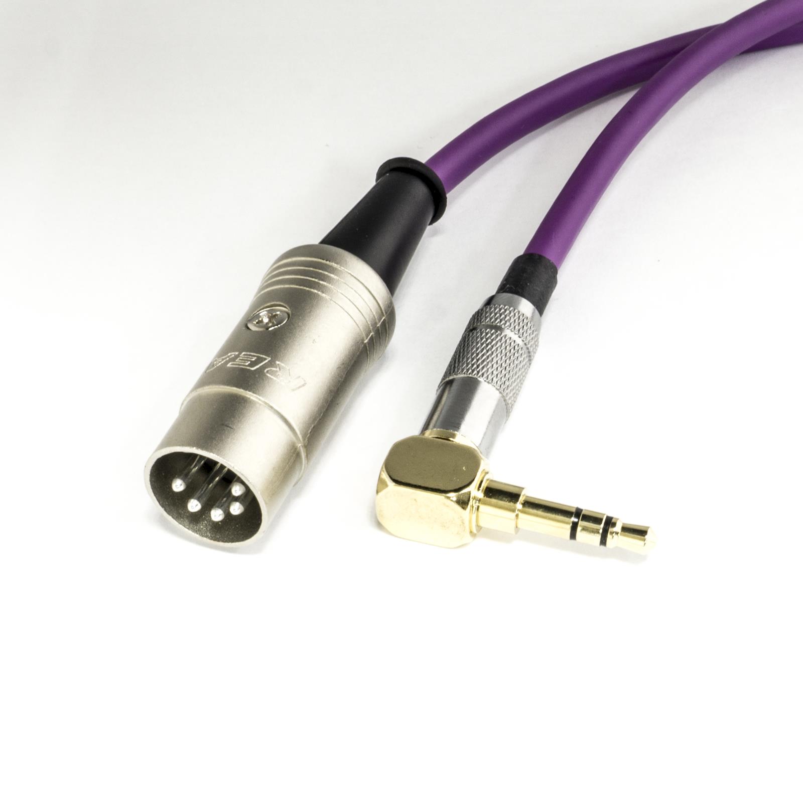 MIDIPLUS MiniEngine & Pro MIDI over Mini Jack Cable. Angled 3.5 TRS to