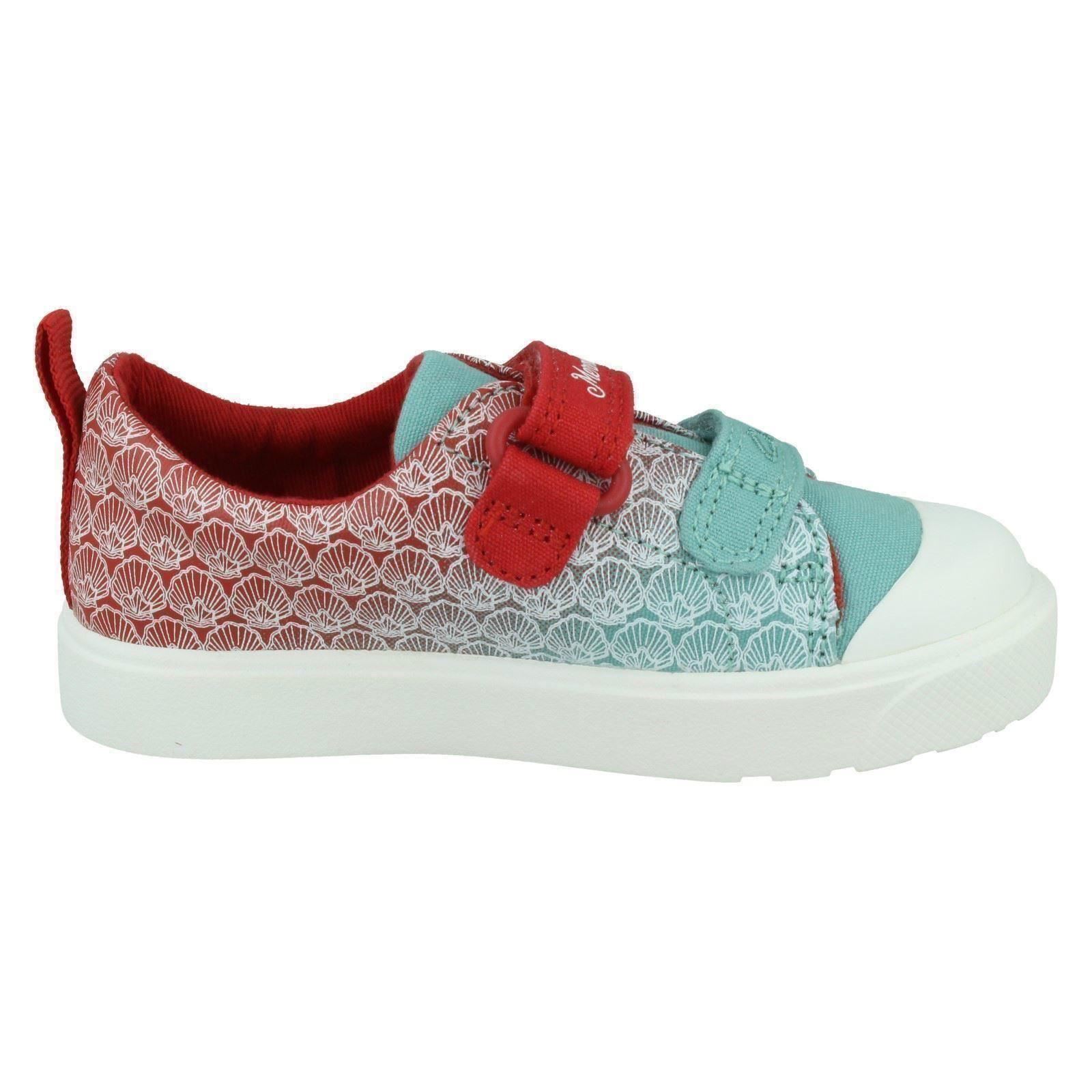 clarks girls red shoes