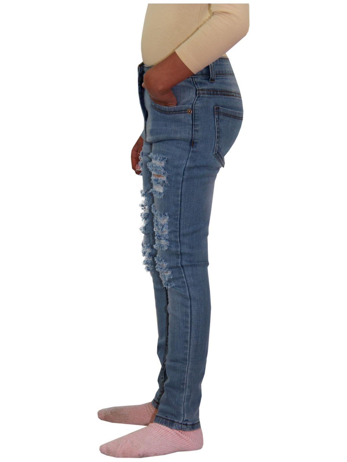 Mens Jeans Jeans West Kids NECK NECK KIDS Grey Denim Jeans Pants