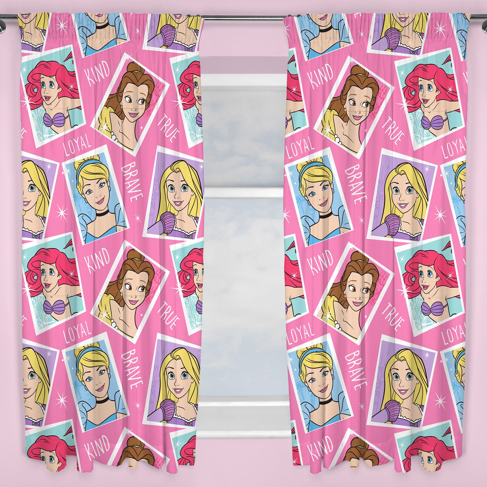 GIRLS CURTAINS DISNEY FROZEN, PEPPA PIG, PONY, LOL 